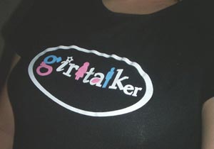 Me wearing the GirlTalker Tee